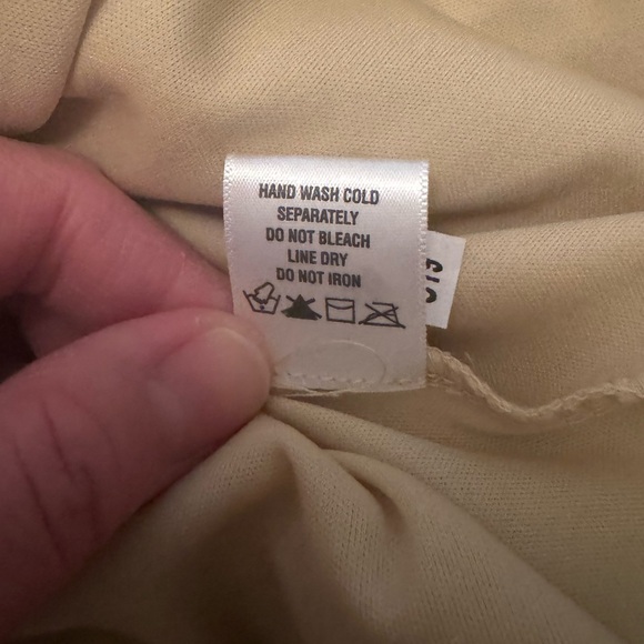 NWT Halogen V-Neck Smocked Waist Maxi Dress Gold - Picture 11 of 11